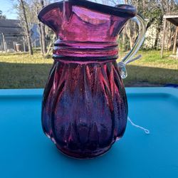 Kanawha Cranberry Pitcher