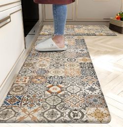 Anti-Fatigue Kitchen Mat Set 2 pieces