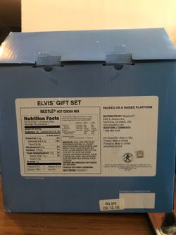 Elvis Presley hot cocoa mix set