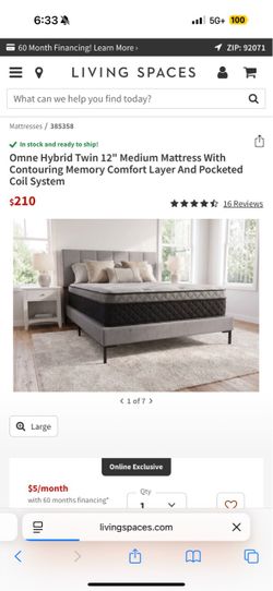 TWIN mattress