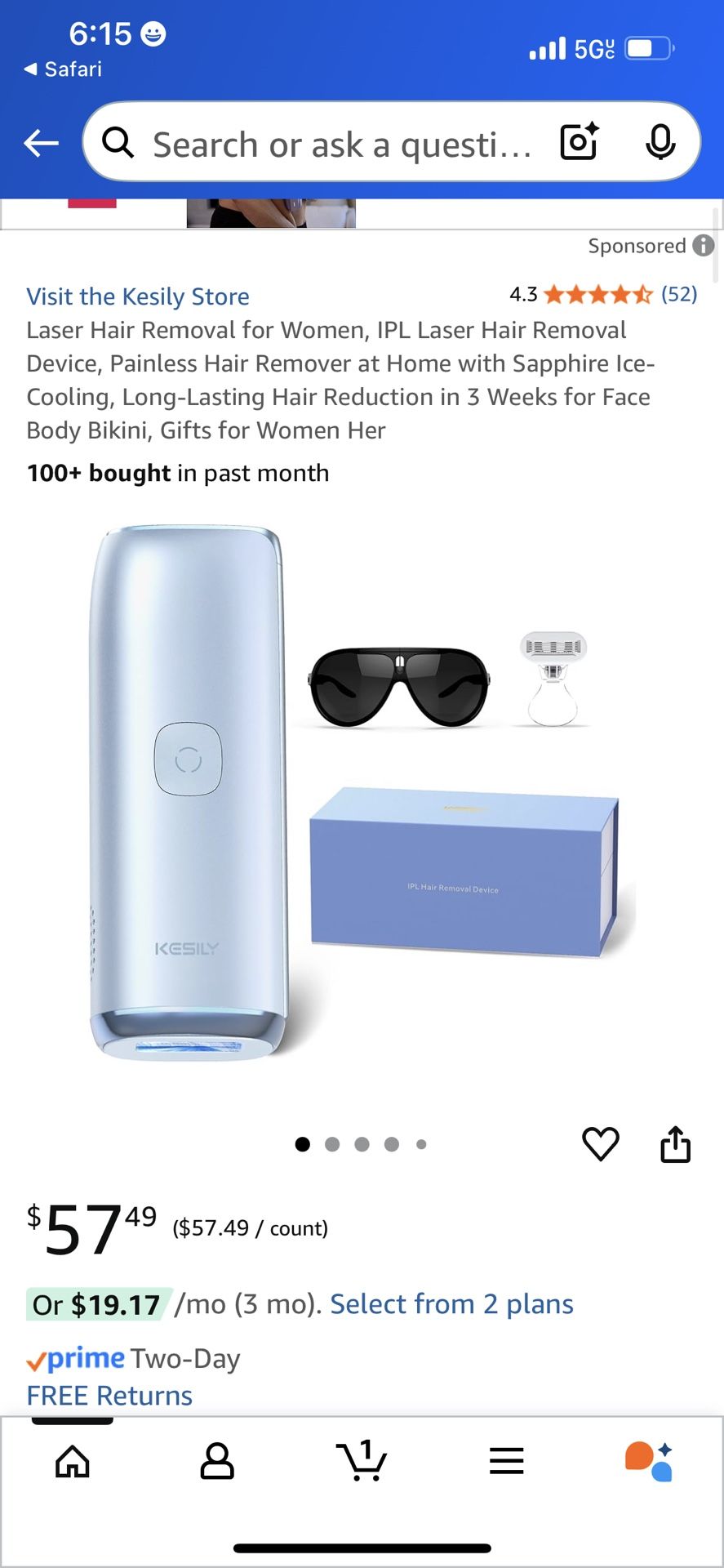 IPL Hair Removal Device