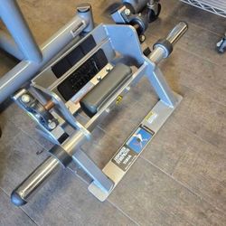 Hammer strength tibia plate loaded exercise fitness weight machine