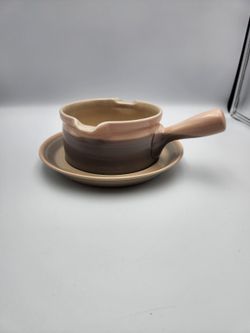 Mikasa Discovery Aruba P3004 Ceramic Gravy Boat with Saucer Japan - J2
