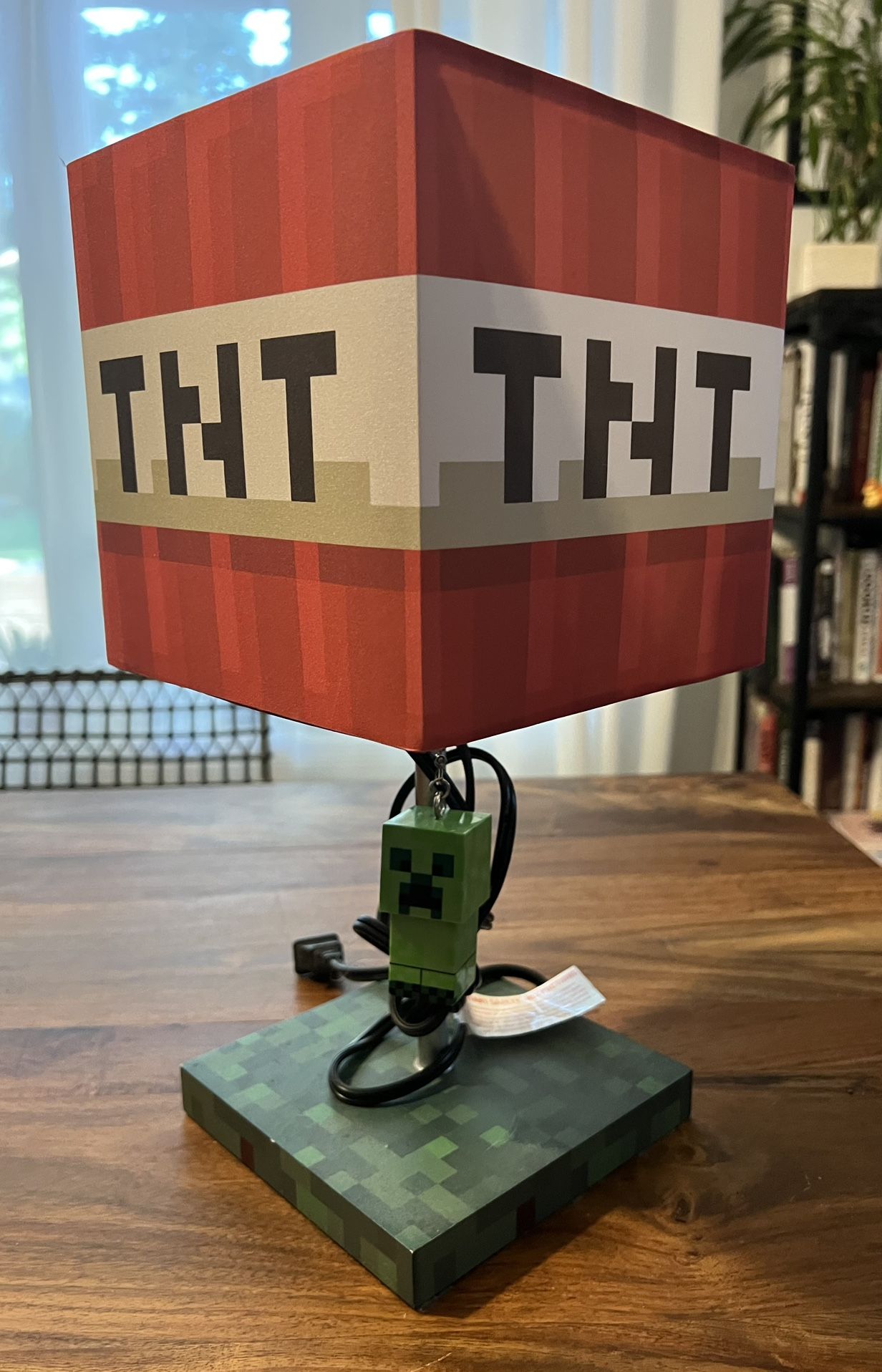 Minecraft TNT Table Lamp