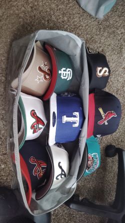 MLB Fitted/ Snapback Hat Collection Lot