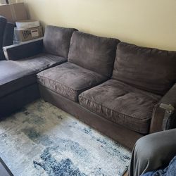 2 Piece Sectional Sofa With Chaise Lounge