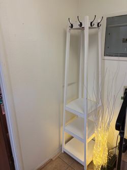 Entryway coatrack, shelving. Storage & more!