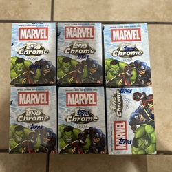 2025 TOPPS CHROME MARVEL VALUE BLASTER BOX 