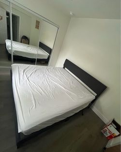 King Bed Frame with Headboard