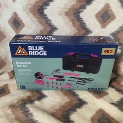 Blue Ridge Tools 40pc Household Tool Pink