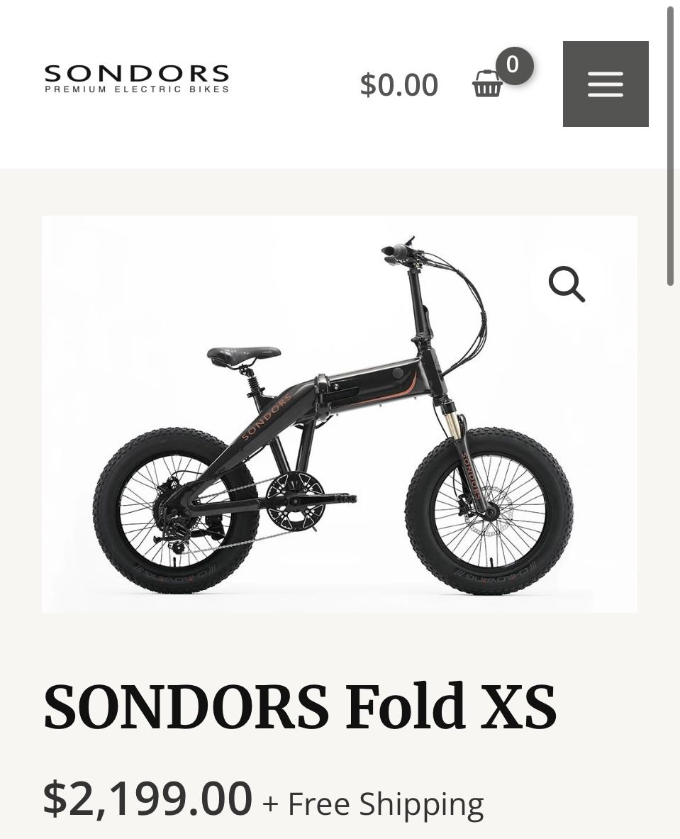 SONDORS Fold XS E-bike