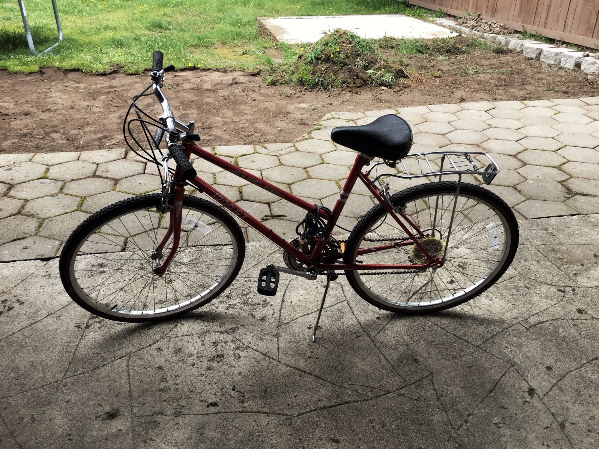 Vintage ATB 12 speed 1200 GT bicycle