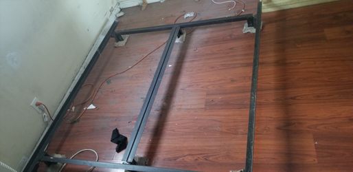 Bed frame and mattress