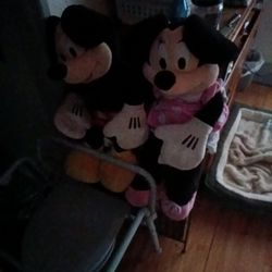 Mickey And Minnie Stuffed Animals 