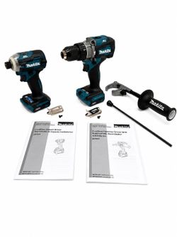 Makita XGT 40V GT200D GPH01Z Hammer Drill GDT01Z Impact Driver Combo / Kit ( GPH01 GDT01 GT200 )