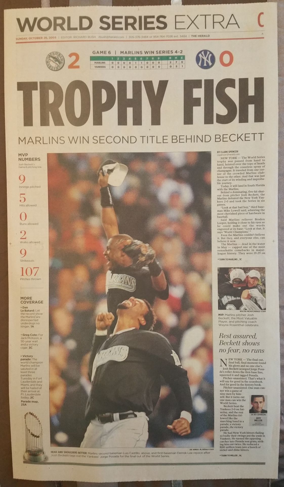 Marlins 2003 World Series Champions