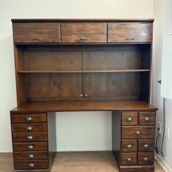 Pottery Barn Desk and Hutch