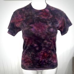 Handmade Abstract Galaxy Tie Dye Shirt- Unisex Large