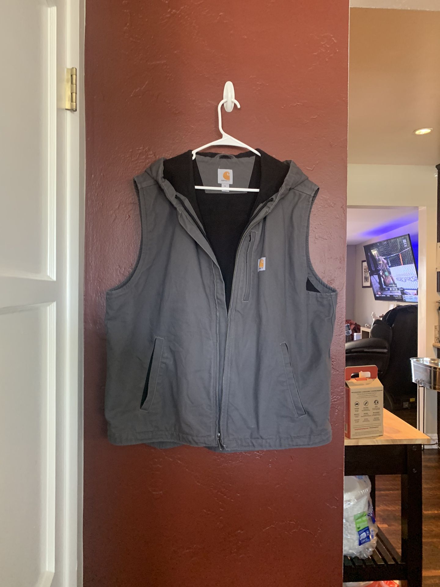 Carhartt Vest With Hoodie XL