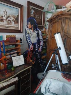 Tall Michael Jackson Plastic Metal Statue 