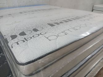 14 inches thick king pillow top mattress only brand new free delivery same day