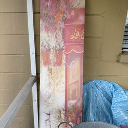 6 ft 2sided panel canvas