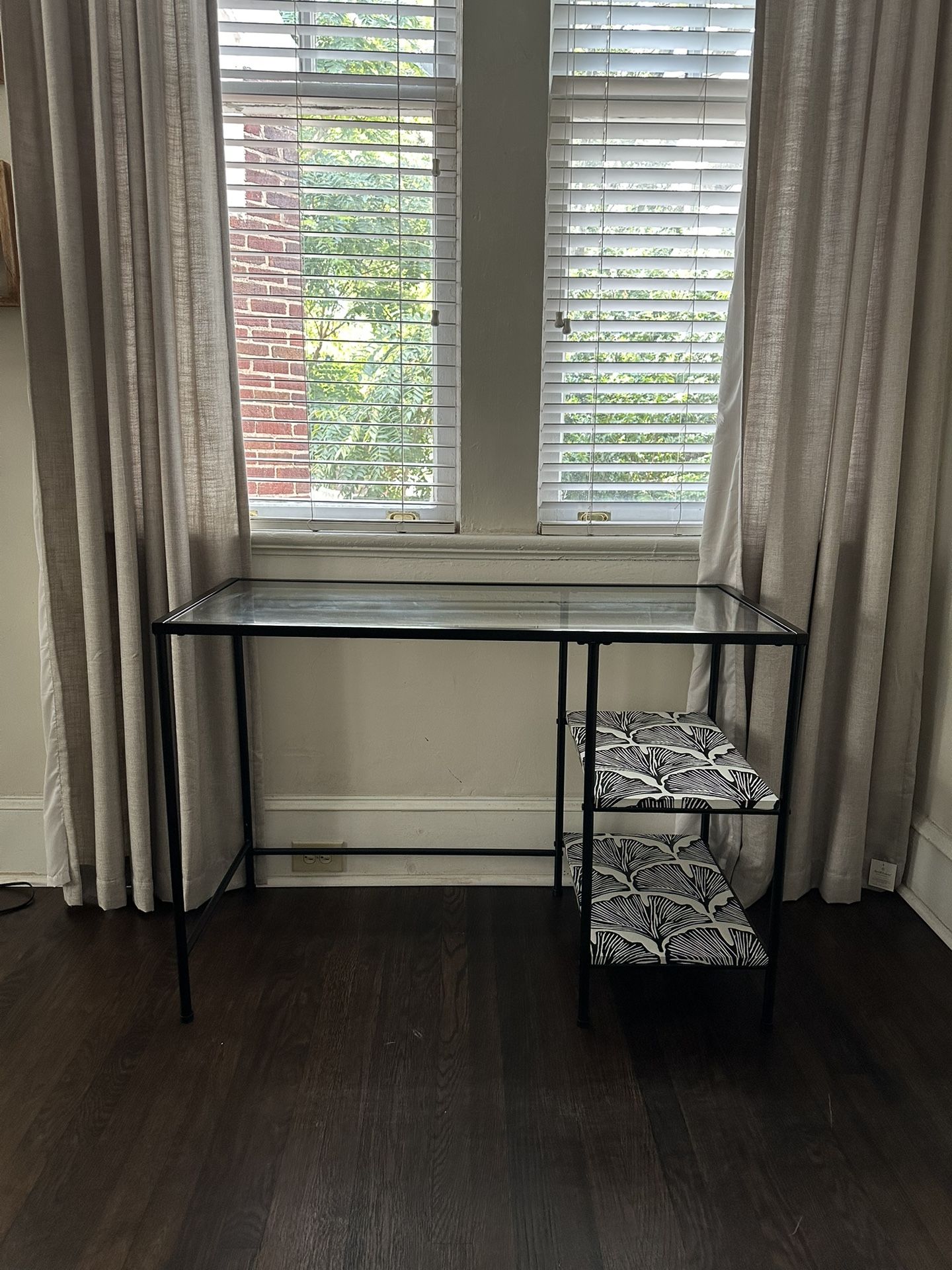 Glass/Metal Desk