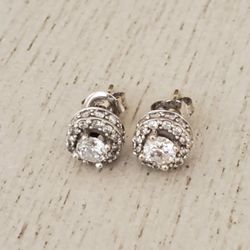 14KT 1CT Diamond Earrings