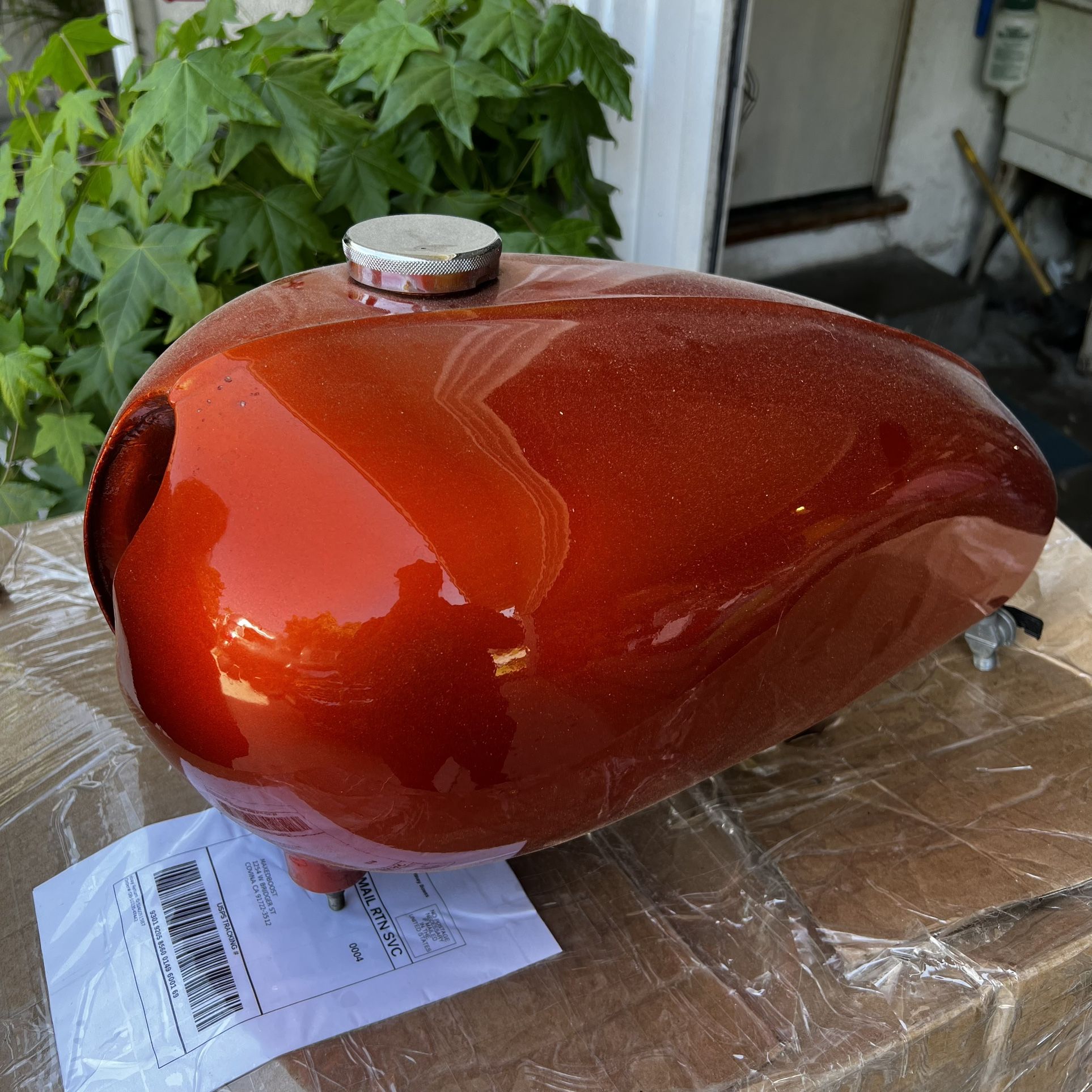 69-70 Triumph Bonneville T120 Gas Tank With Fittings
