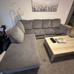 Ashley Furniture Sectional Couch - Gray
