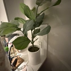 Beautiful Large Artificial Greenery Piece In A Ceramic Pot Gorgeous Originally $45
