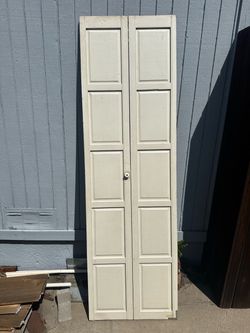 Solid wood door panel from the 1940’s