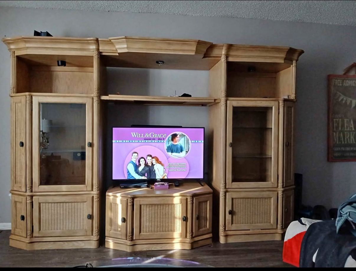 Large Entertainment center