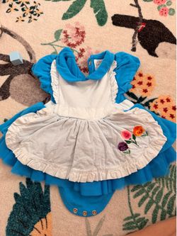 Alice in Wonderland infant dress