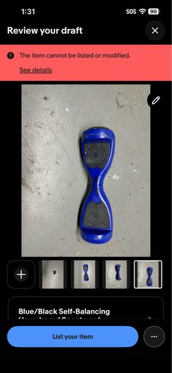 Used good condition hoverboard with charger