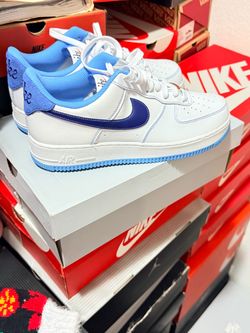 Nike Air Force 1 Low White Blue Sneakers