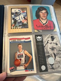 Binder of 40 Mix Sport Star Cards