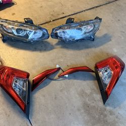 HEADLIGHTS AND TAILLIGHTS FOR FK8 FULL SET