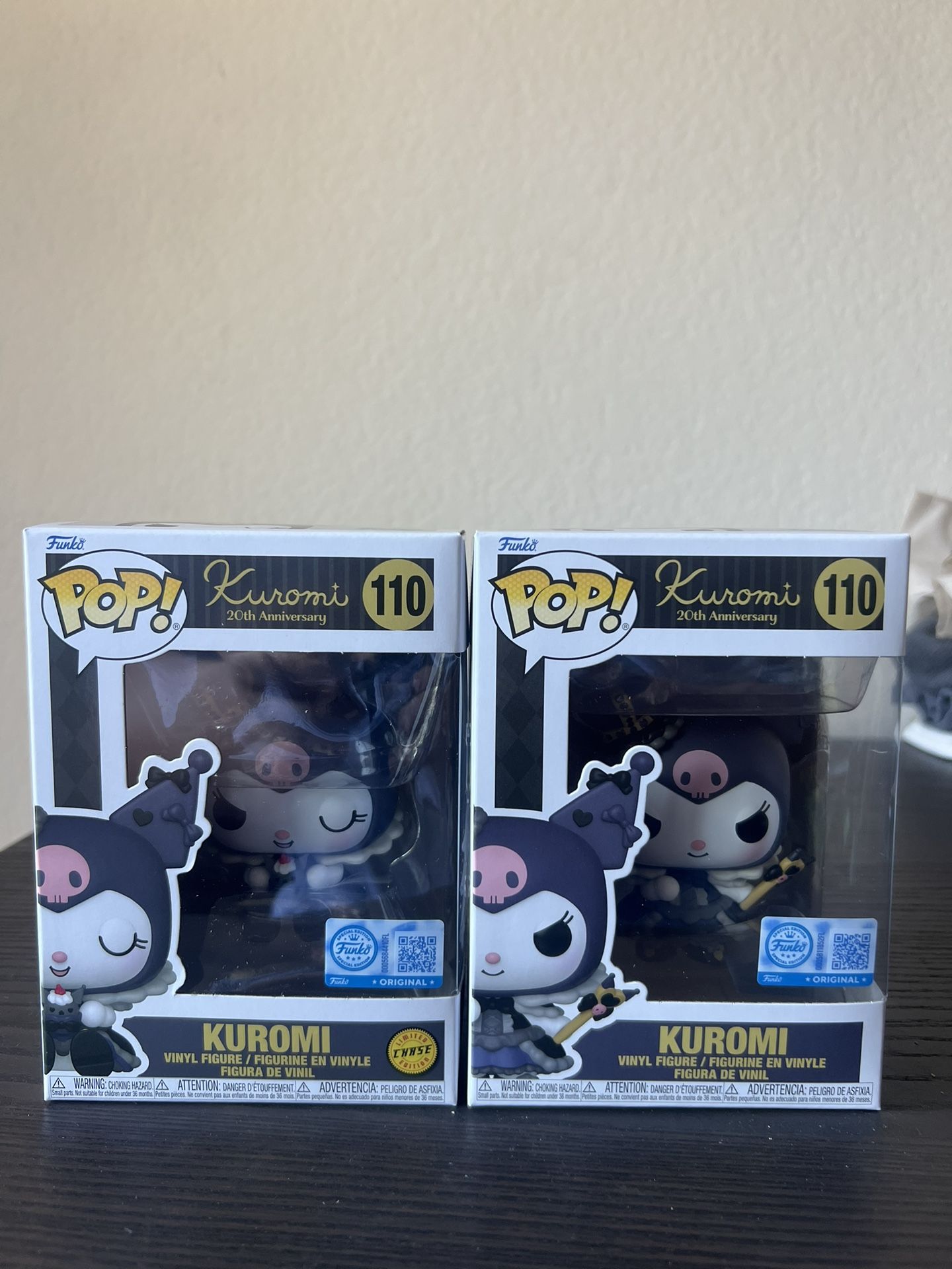 NEW IN HAND EXC CHASE BUNDLE Winking Kuromi Royal Outfit Funko Pop 110 Sanrio