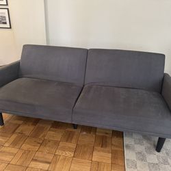 Futon sofa Couch In Grey