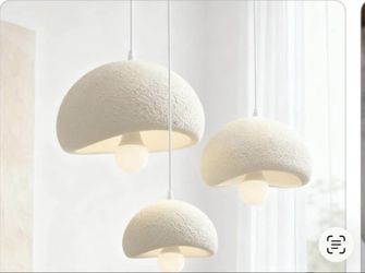 TMSSLIAHL Wabi Sabi Chandelier Ceiling Pendant Light Modern Chandeliers for Dining Room 15.7 inch
