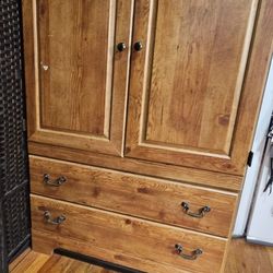 Oak Armoire 