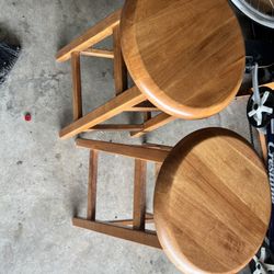 Swivel Stool 24  Inch Honey Color