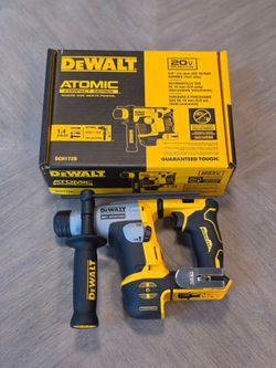 Dewalt ATOMIC 20V MAX Cordless Brushless Ultra-Compact 5/8 in. SDS Plus Hammer Drill (Tool Only)