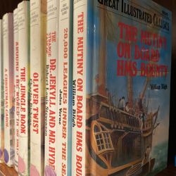 Great Illustrated Classics 11 Books Hardcover