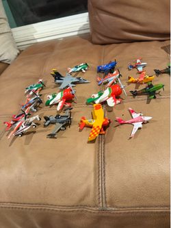Disney planes  some are metalsome are plastic