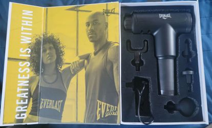 Everlast Percussion Massage Gun with Attachments