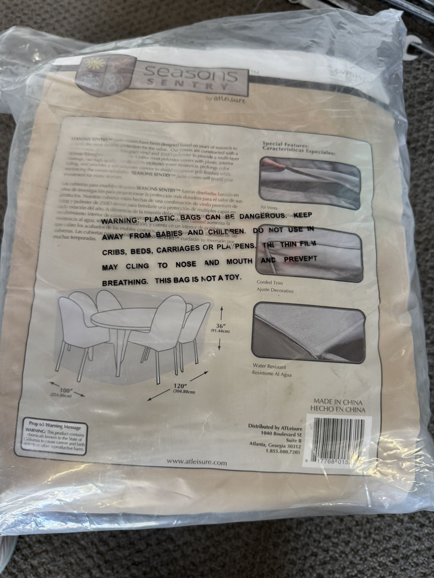 Patio Furniture Cover. Brand New