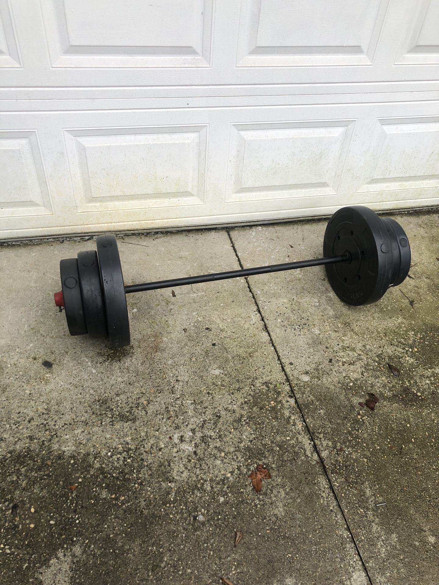 Weight Set over 100 Lb Bar & Clips