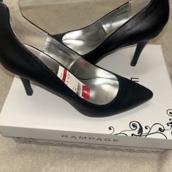 Rampage Heels Women’s Size 6 Black (NEW)